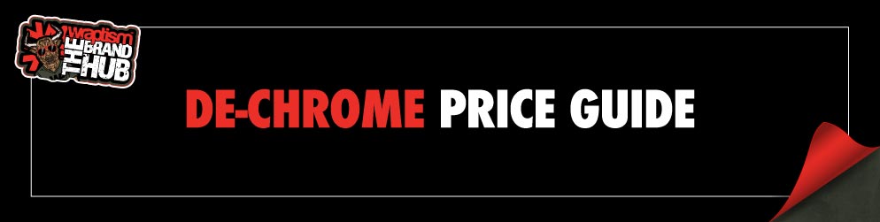 De-chrome wraps price guide Gold Coast & Tweed