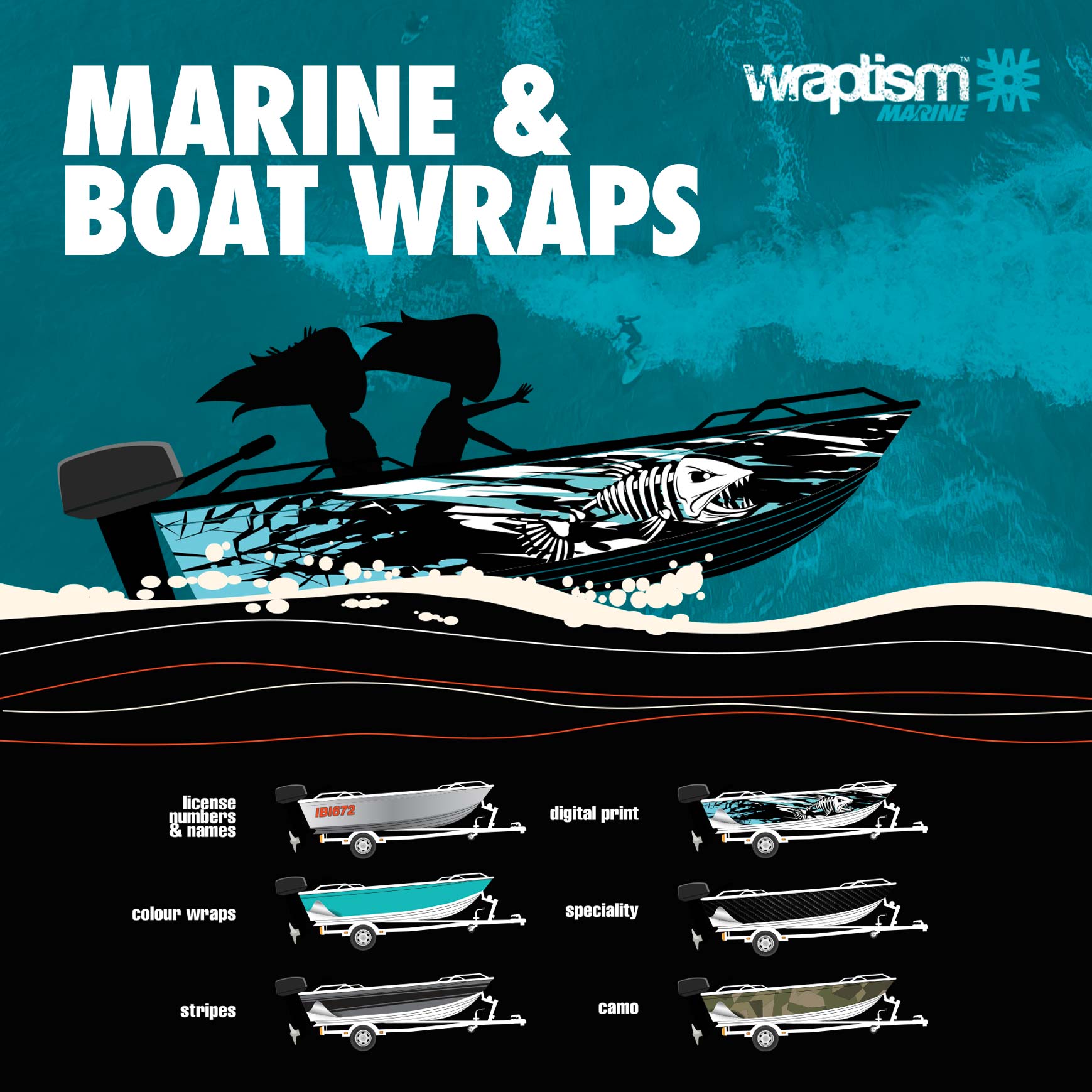 Boat Wraps & Marine Graphics Gold Coast & Tweed 